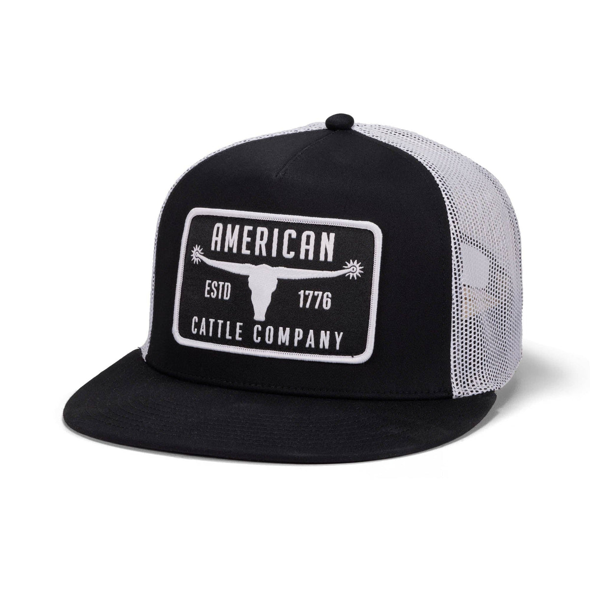 Bull Spurs Hat-Flat