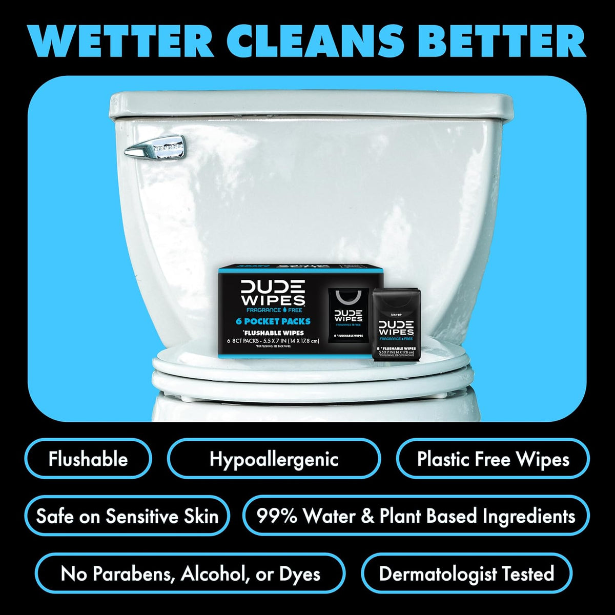 Dude Wipes pocket pack