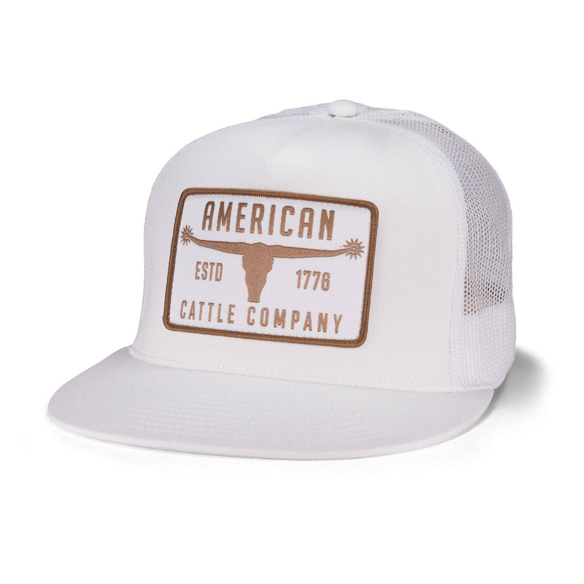 Bull Spurs Hat-Flat